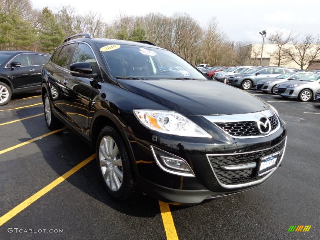 2010 CX-9 Grand Touring AWD - Brilliant Black / Black photo #3