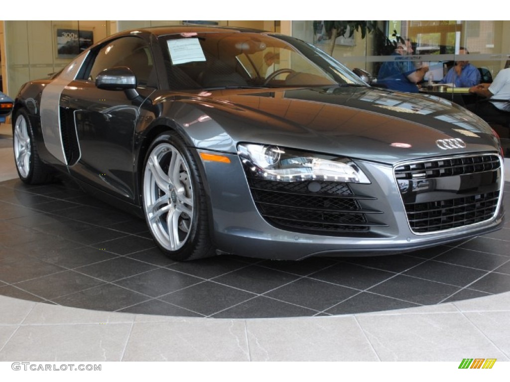 2008 R8 4.2 FSI quattro - Daytona Grey Pearl Effect / Black photo #1