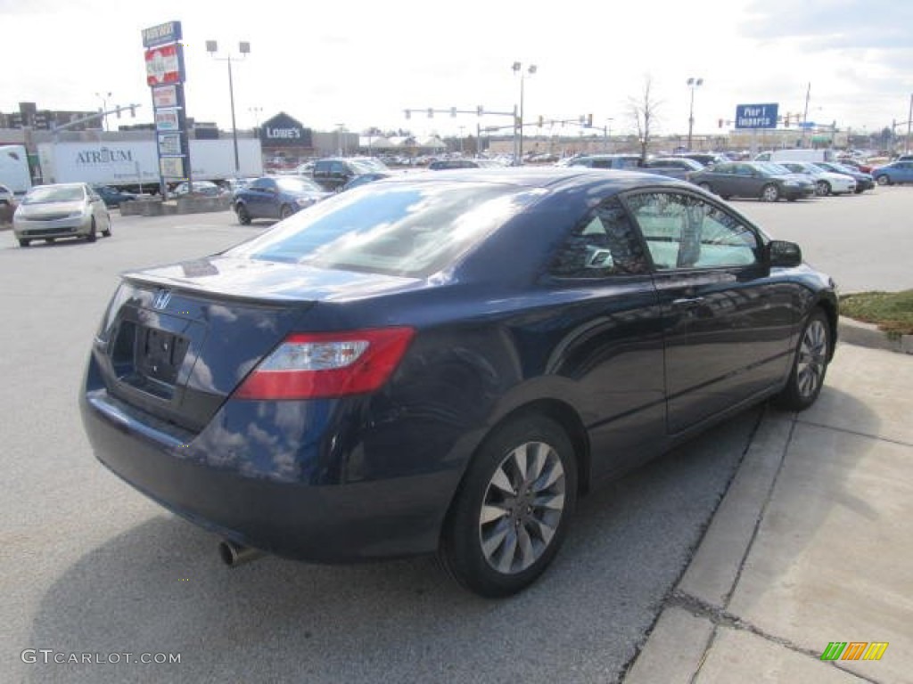 2010 Civic EX Coupe - Royal Blue Pearl / Gray photo #5