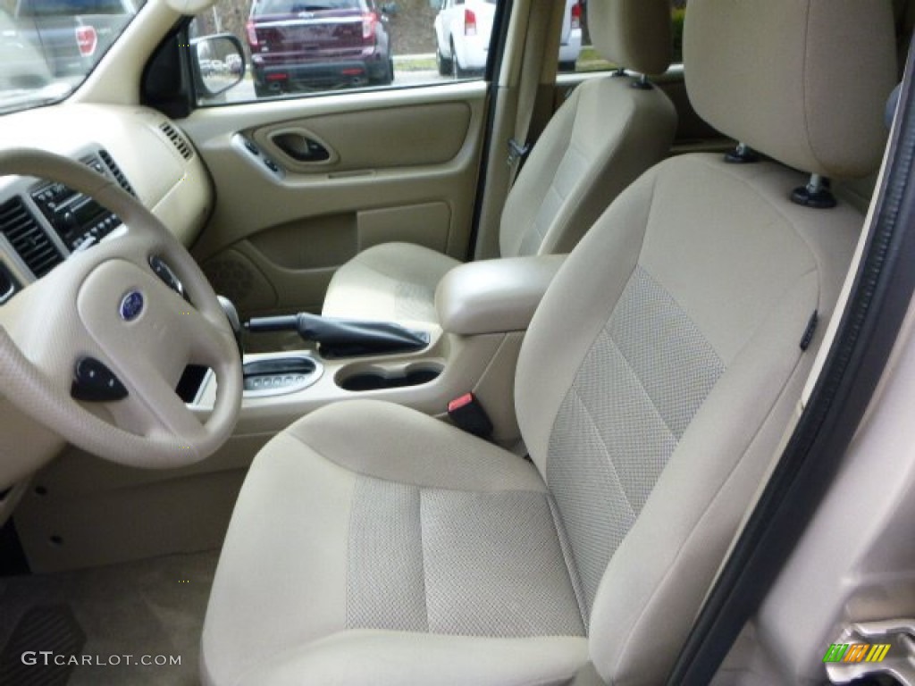 Medium/Dark Pebble Interior 2007 Ford Escape XLT V6 4WD Photo #79165838