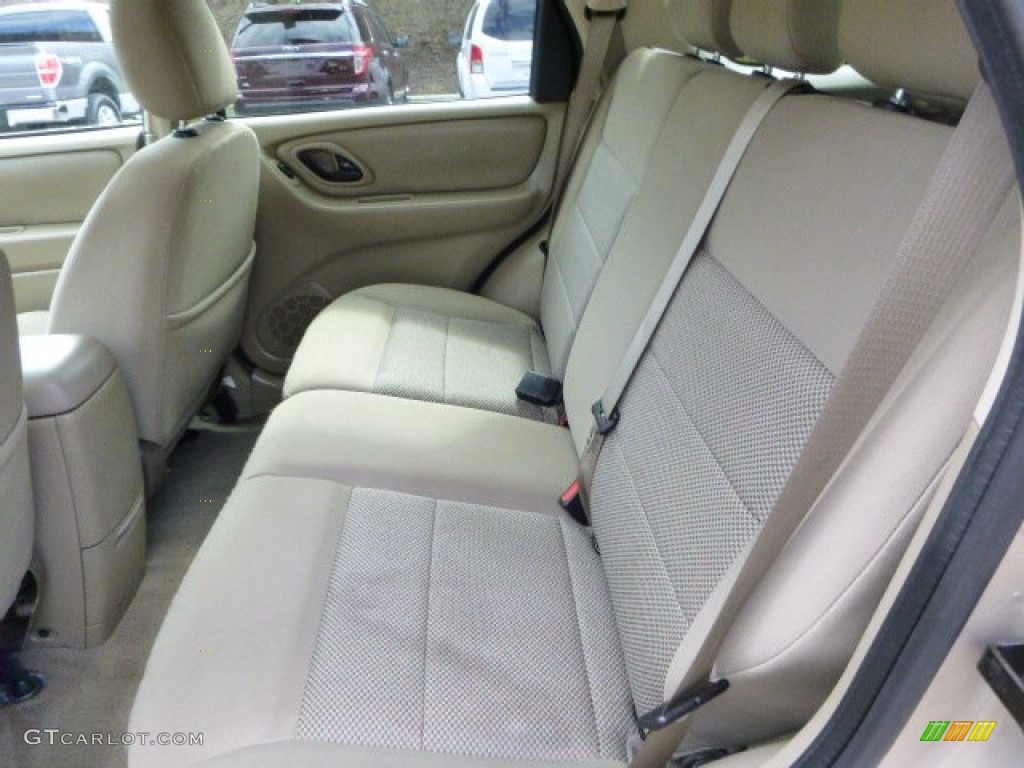 2007 Ford Escape XLT V6 4WD Rear Seat Photo #79165854
