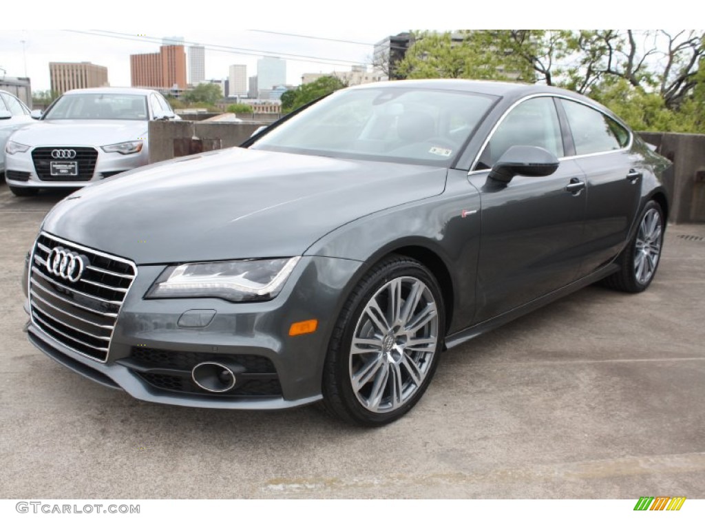 Daytona Gray Pearl Effect 2013 Audi A7 3.0T quattro Prestige Exterior Photo #79166156