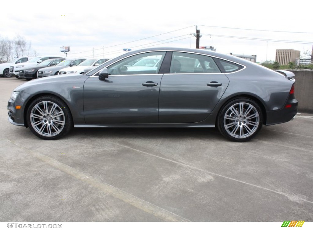 Daytona Gray Pearl Effect 2013 Audi A7 3.0T quattro Prestige Exterior Photo #79166203