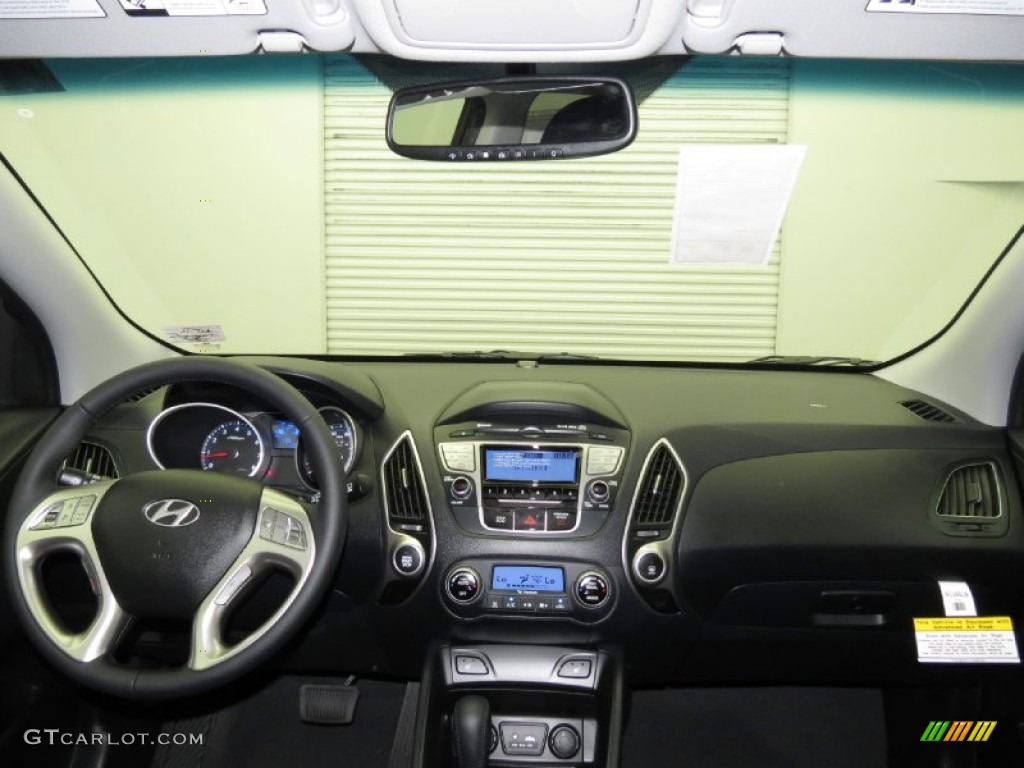 2013 Hyundai Tucson Limited Black Dashboard Photo #79166249