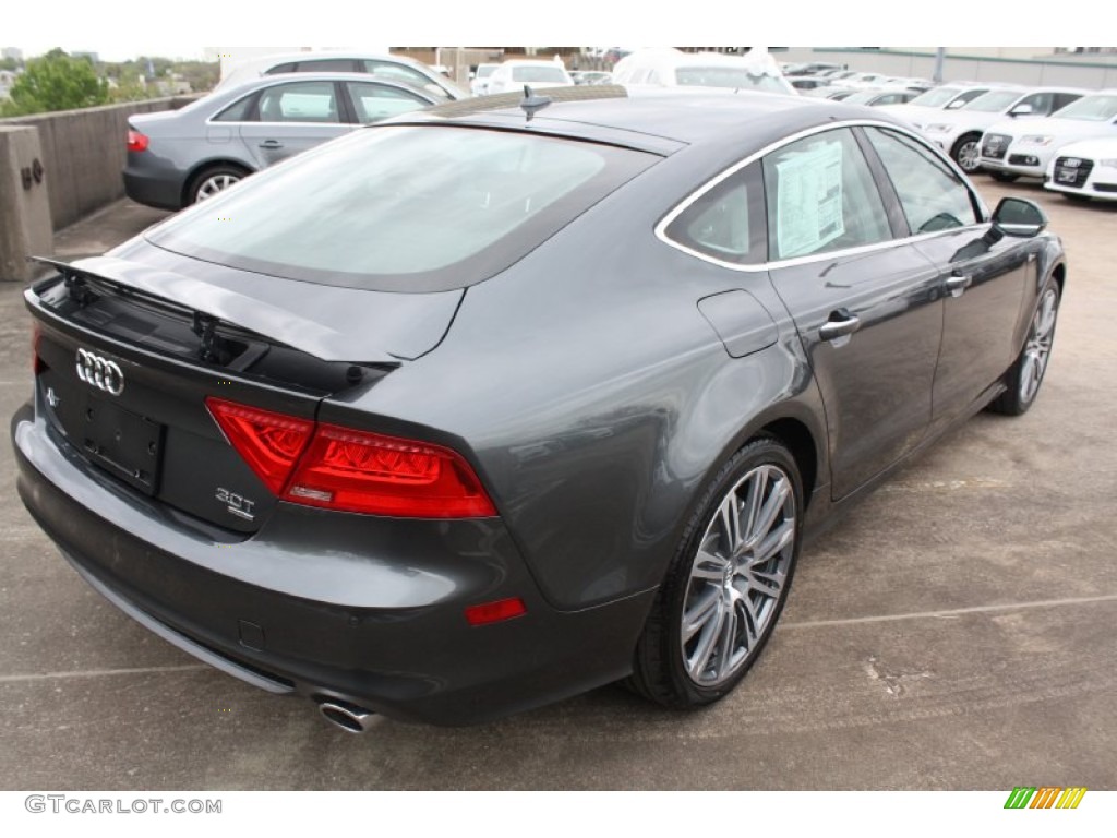 Daytona Gray Pearl Effect 2013 Audi A7 3.0T quattro Prestige Exterior Photo #79166277