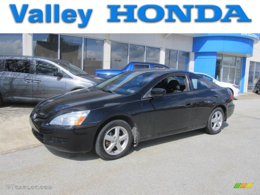 2003 Accord EX Coupe - Nighthawk Black Pearl / Black photo #1