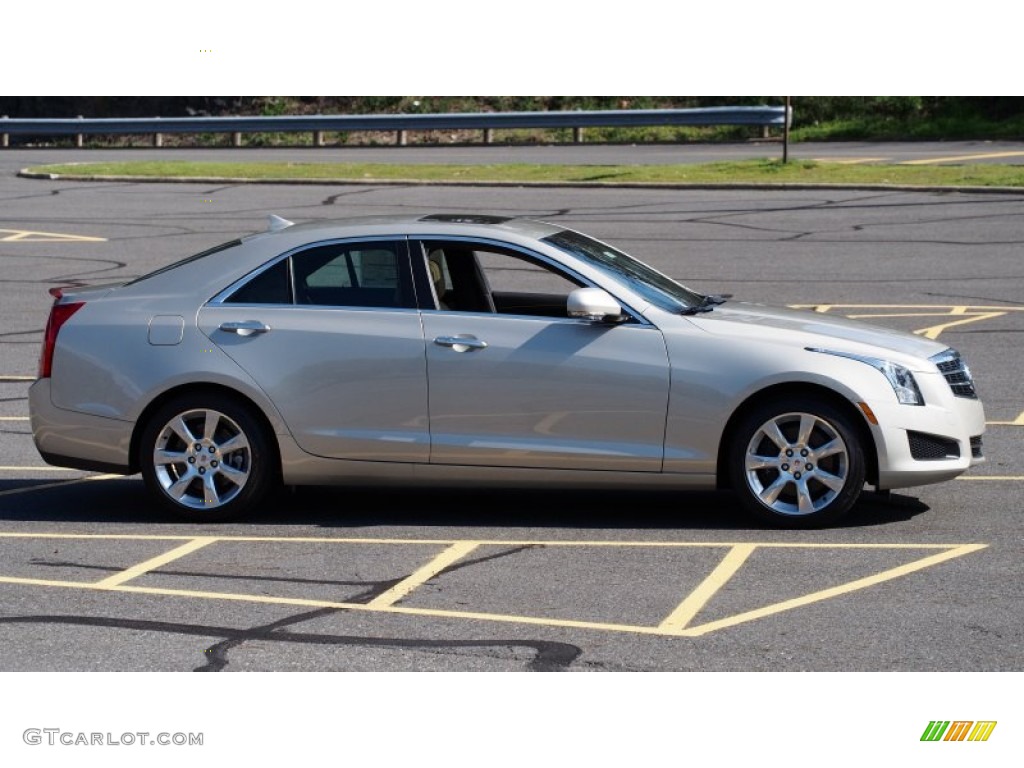 Silver Coast Metallic 2013 Cadillac ATS 2.0L Turbo Luxury Exterior Photo #79166879