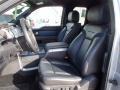 Raptor Black Leather/Cloth with Blue Accent 2012 Ford F150 SVT Raptor SuperCab 4x4 Interior Color
