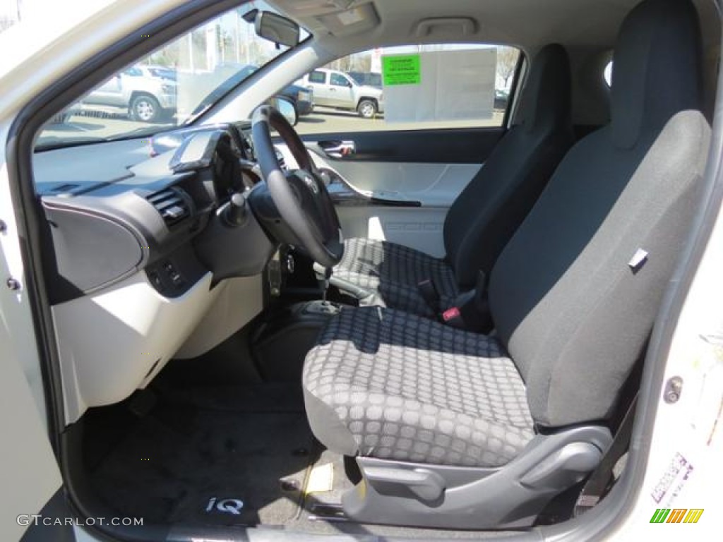 Dark Charcoal Interior 2013 Scion iQ Standard iQ Model Photo #79168279