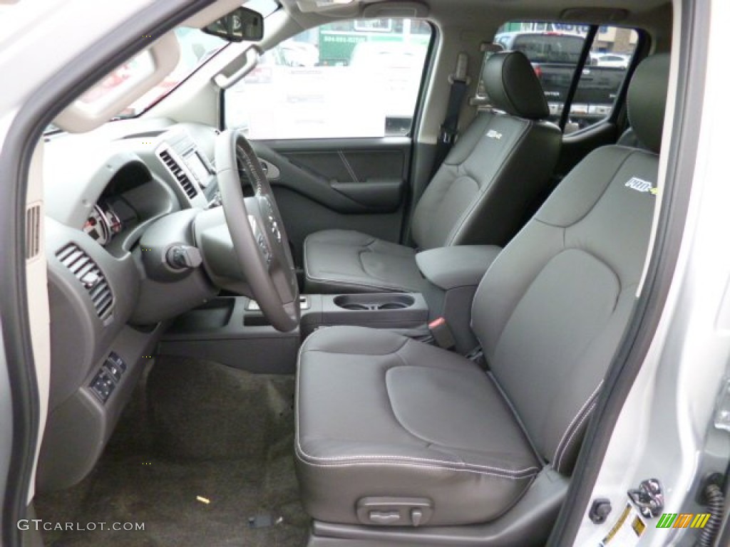 Graphite Pro-4X Interior 2013 Nissan Frontier Pro-4X Crew Cab 4x4 Photo #79168910