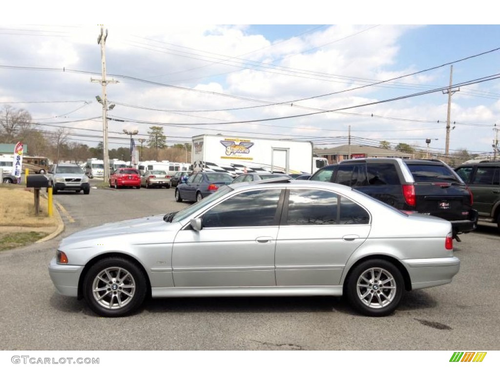 Titanium Silver Metallic 2003 BMW 5 Series 525i Sedan Exterior Photo #79169430