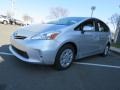 2013 Classic Silver Metallic Toyota Prius v Three Hybrid  photo #3