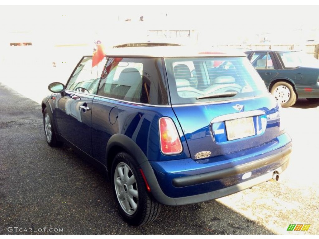 2004 Cooper Hardtop - Indi Blue Metallic / Panther Black photo #5