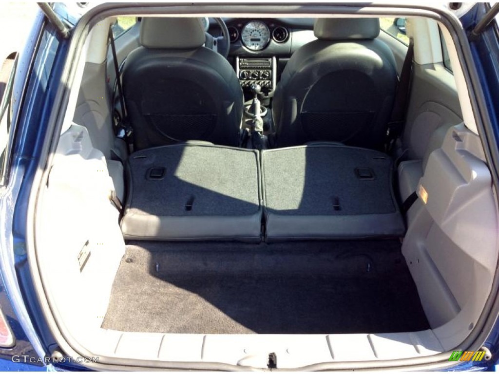 2004 Cooper Hardtop - Indi Blue Metallic / Panther Black photo #15
