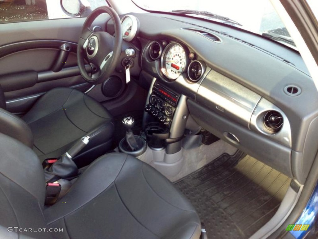 2004 Cooper Hardtop - Indi Blue Metallic / Panther Black photo #18