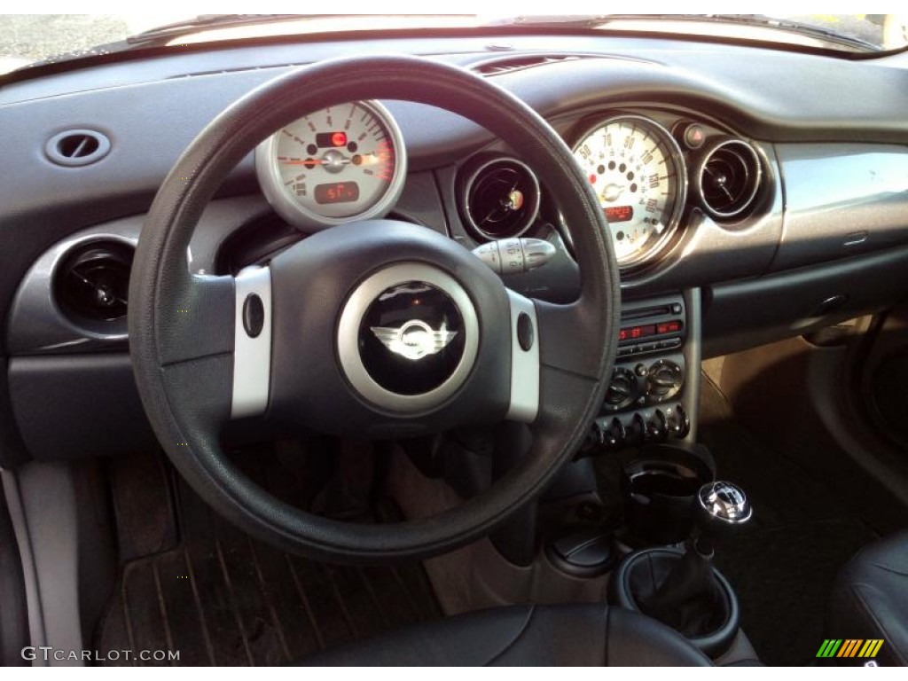 2004 Cooper Hardtop - Indi Blue Metallic / Panther Black photo #22