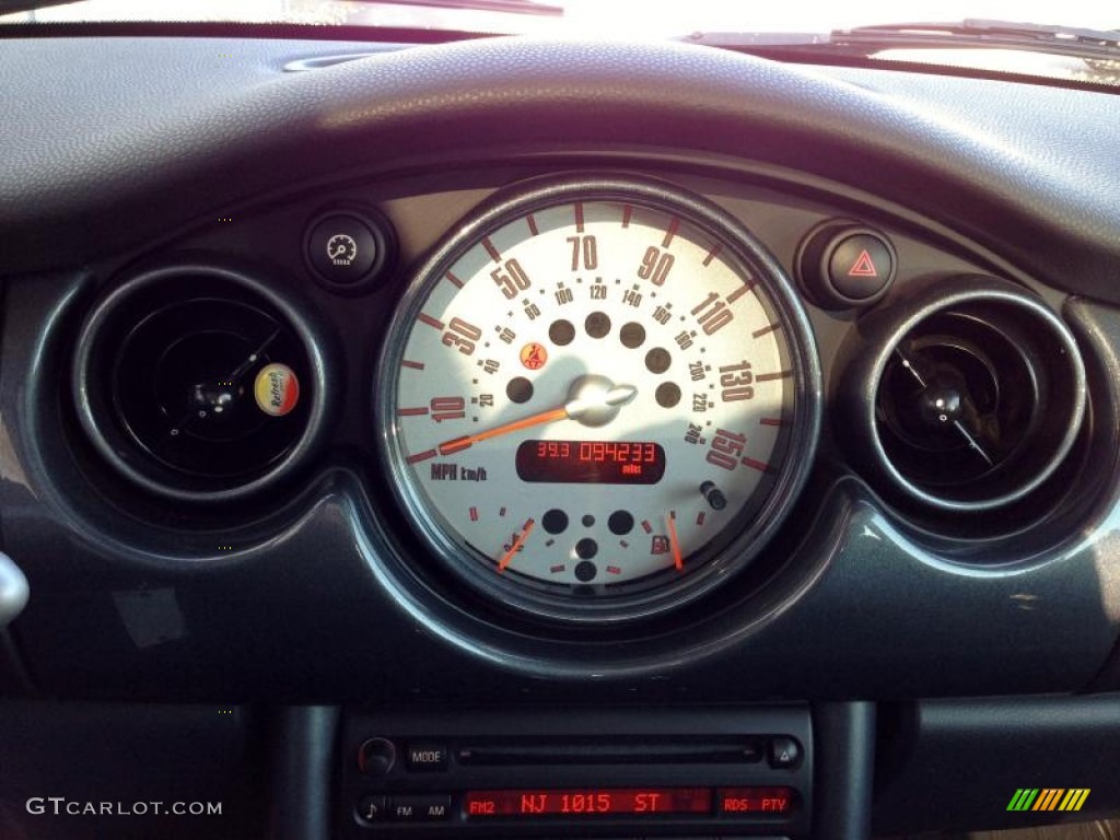 2004 Cooper Hardtop - Indi Blue Metallic / Panther Black photo #25