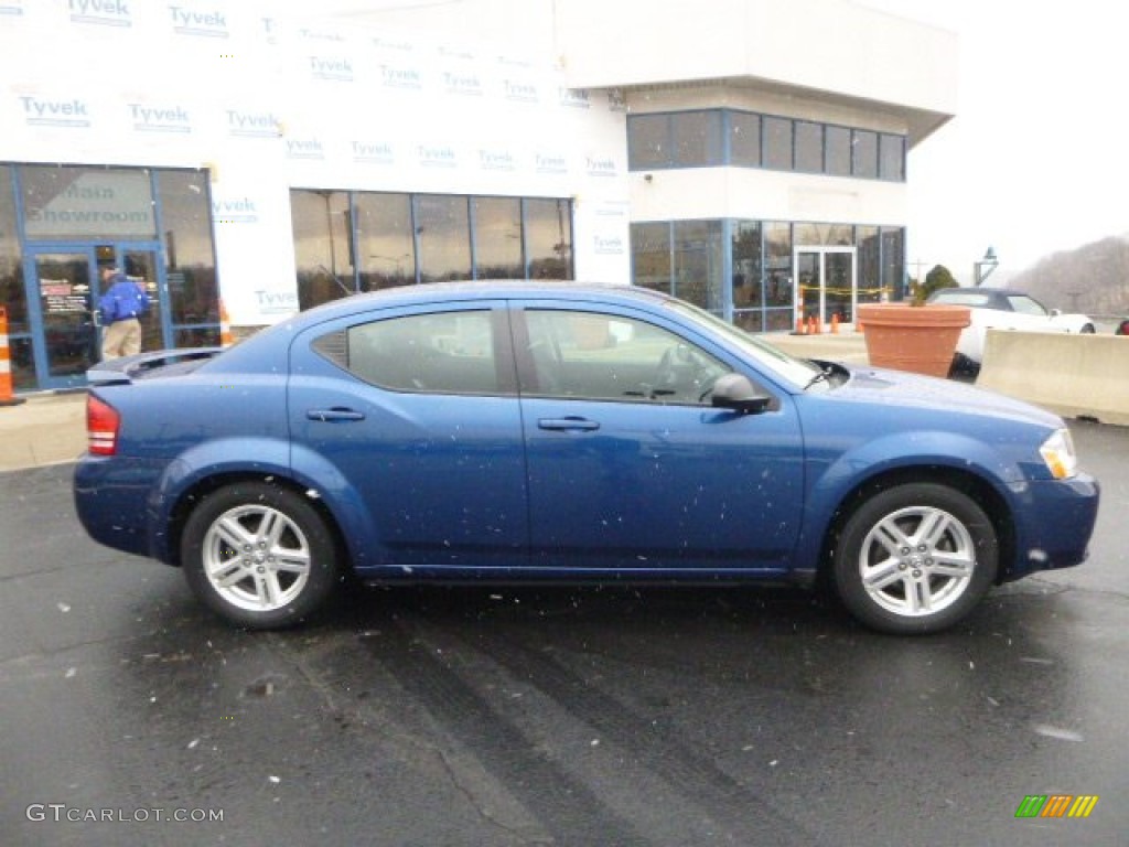 2009 Avenger SXT - Deep Water Blue Pearl / Dark Slate Gray photo #2