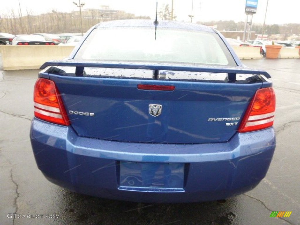 2009 Avenger SXT - Deep Water Blue Pearl / Dark Slate Gray photo #4