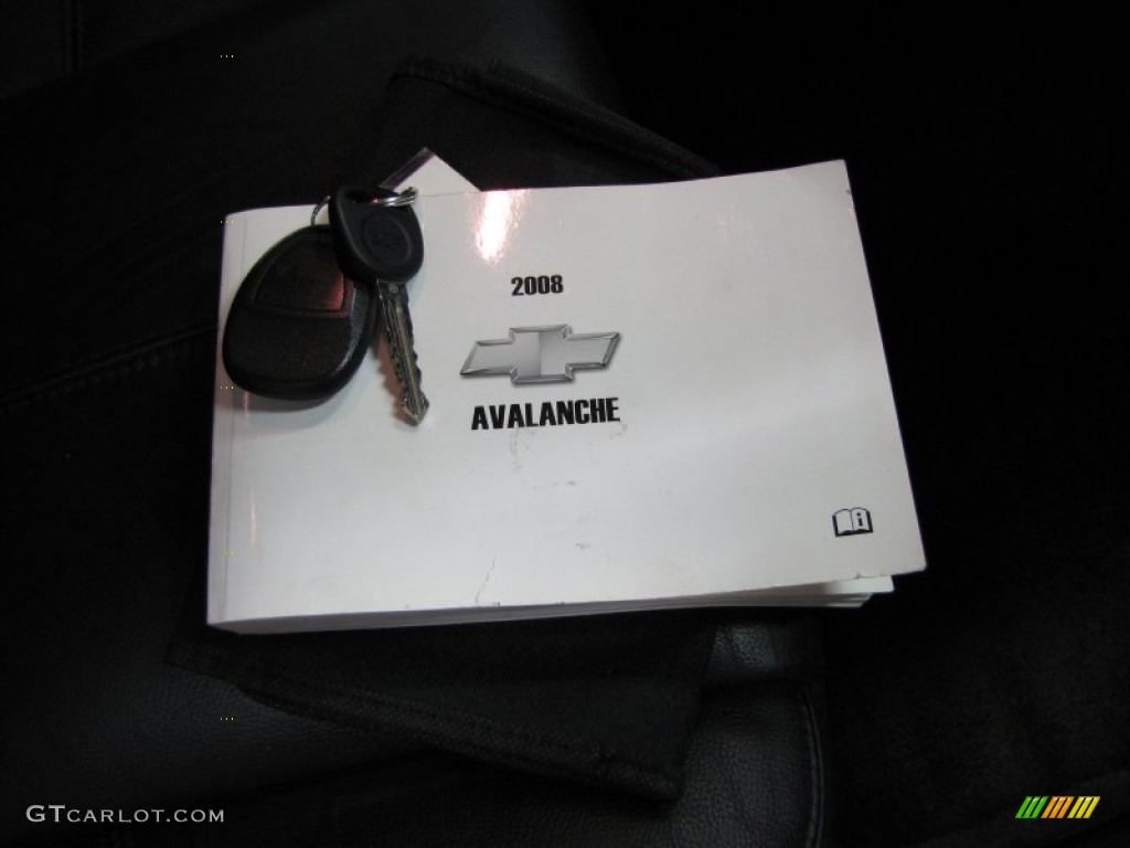 2008 Avalanche LTZ 4x4 - Dark Blue Metallic / Ebony photo #30