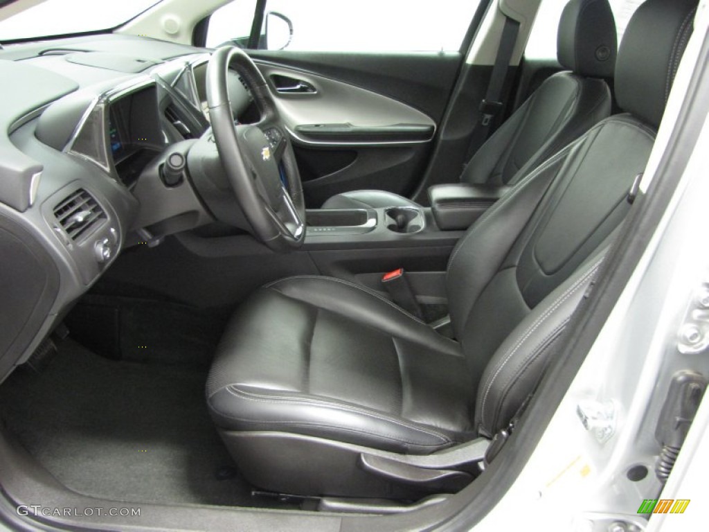 Jet Black/Dark Accents Interior 2012 Chevrolet Volt Hatchback Photo #79171595