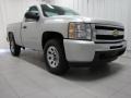 Sheer Silver Metallic 2011 Chevrolet Silverado 1500 LS Regular Cab 4x4