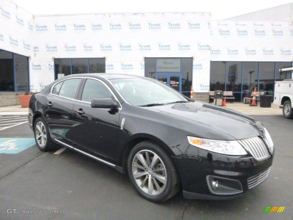 2009 MKS AWD Sedan - Tuxedo Black Metallic / Charcoal Black photo #1