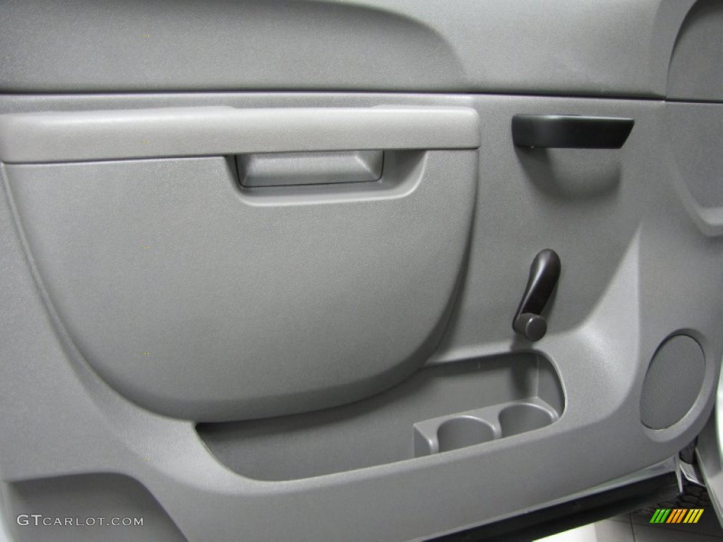 2011 Silverado 1500 LS Regular Cab 4x4 - Sheer Silver Metallic / Dark Titanium photo #9