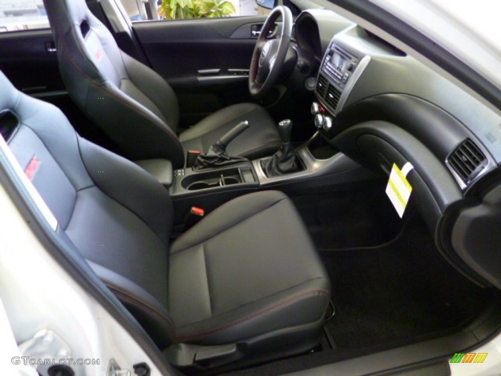 WRX Carbon Black Interior 2013 Subaru Impreza WRX Limited 5 Door Photo #79172279