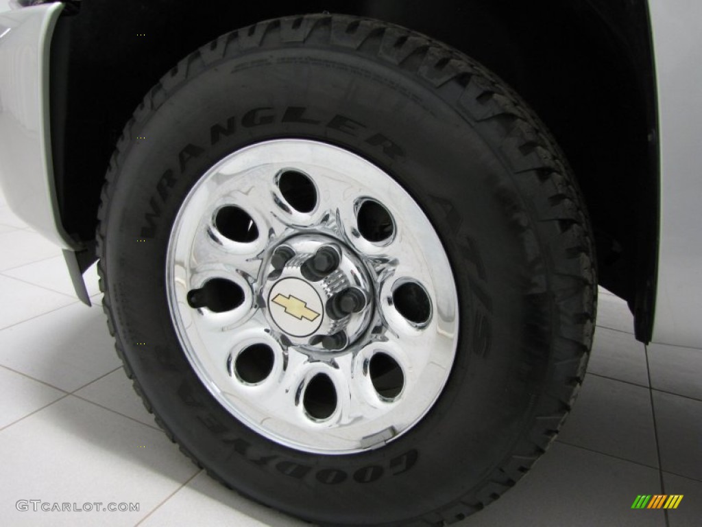 2011 Silverado 1500 LS Regular Cab 4x4 - Sheer Silver Metallic / Dark Titanium photo #17