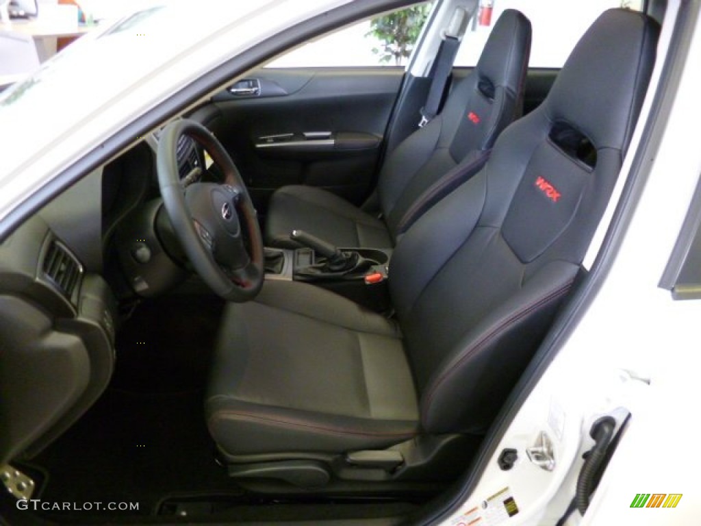 WRX Carbon Black Interior 2013 Subaru Impreza WRX Limited 5 Door Photo #79172369