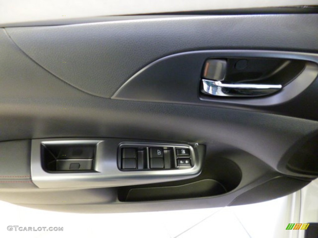 2013 Subaru Impreza WRX Limited 5 Door WRX Carbon Black Door Panel Photo #79172397
