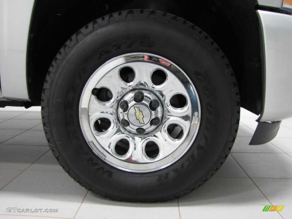 2011 Silverado 1500 LS Regular Cab 4x4 - Sheer Silver Metallic / Dark Titanium photo #20