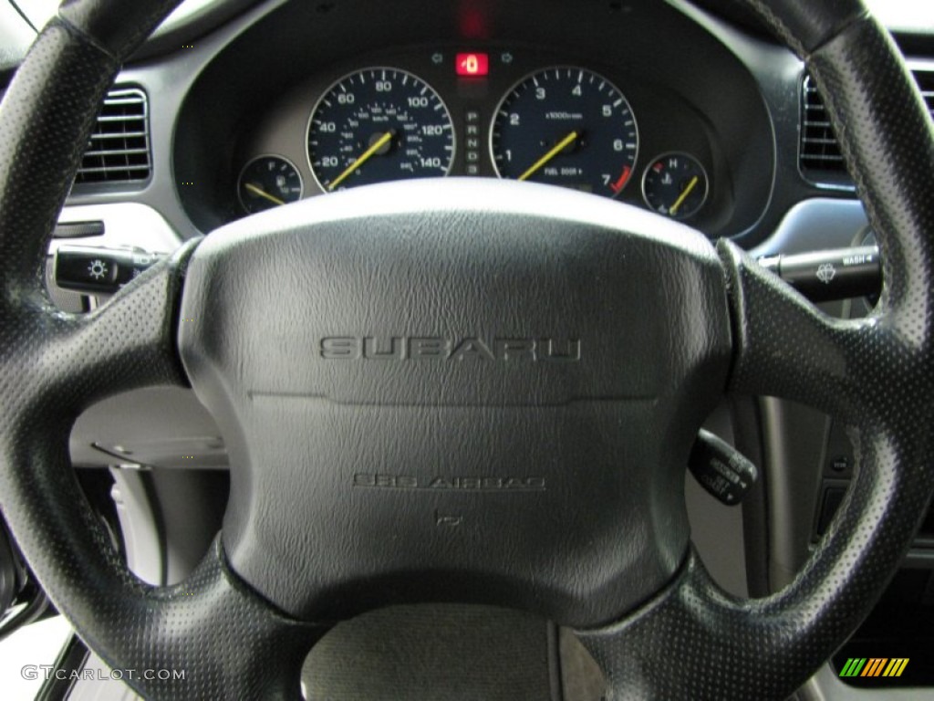 2006 Subaru Baja Turbo Gray Steering Wheel Photo #79172623