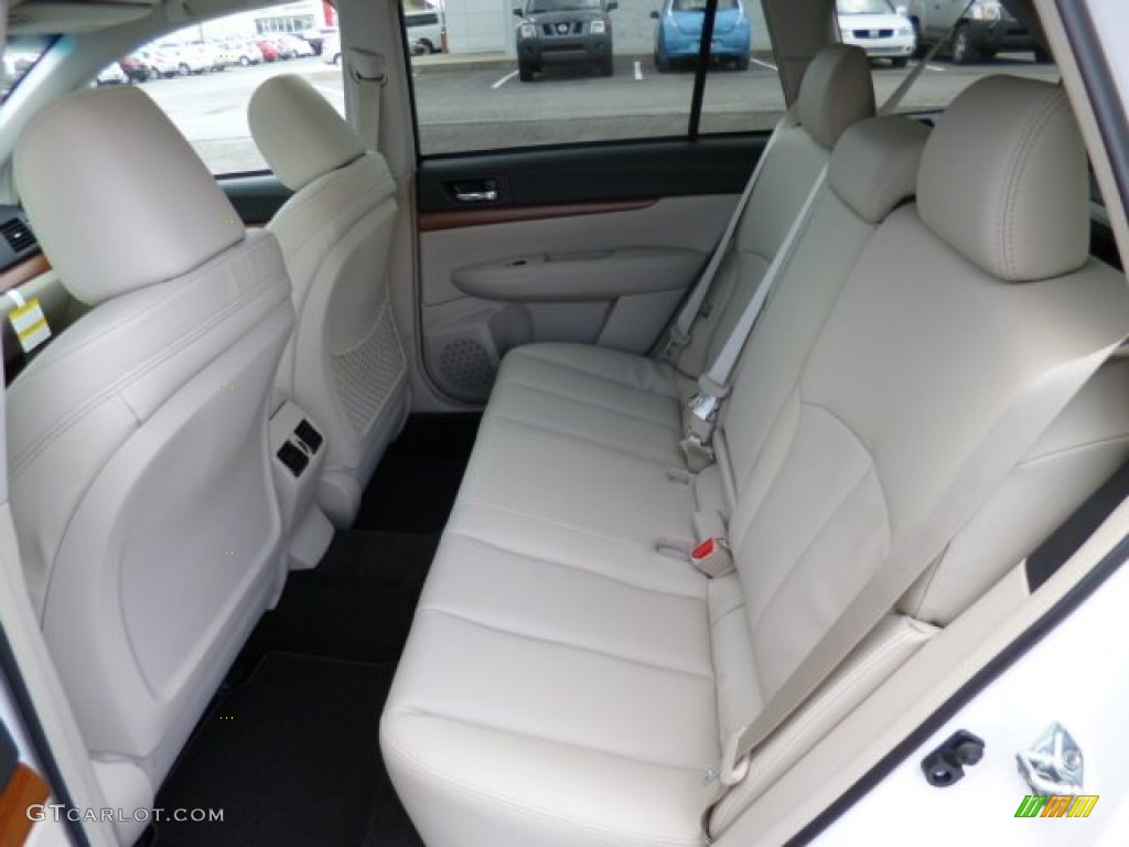 Warm Ivory Leather Interior 2013 Subaru Outback 2.5i Limited Photo #79172979