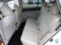 Warm Ivory Leather Rear Seat Photo for 2013 Subaru Outback #79172979