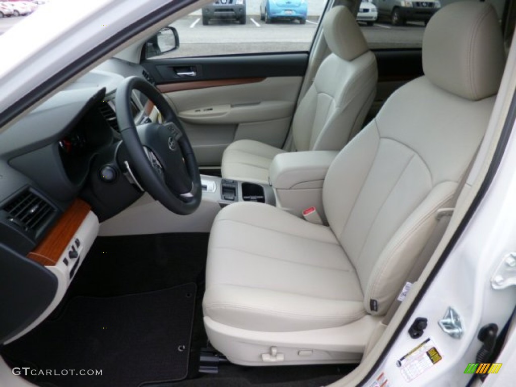 Warm Ivory Leather Interior 2013 Subaru Outback 2.5i Limited Photo #79173000