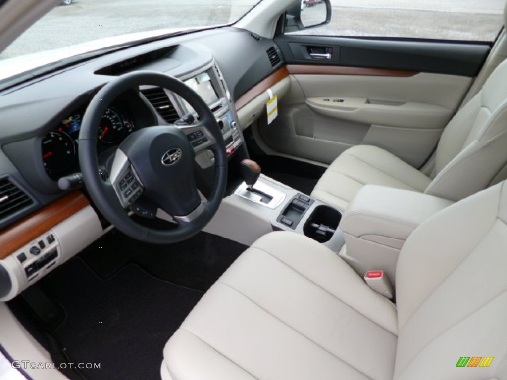 Warm Ivory Leather Interior 2013 Subaru Outback 2.5i Limited Photo #79173017