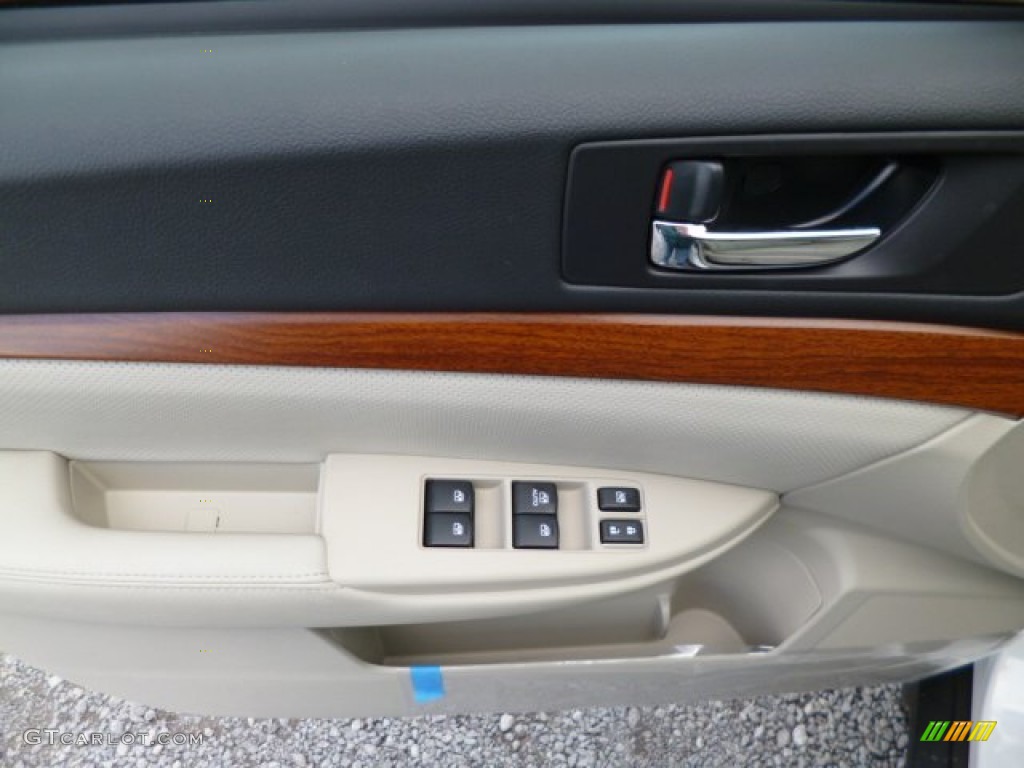 2013 Subaru Outback 2.5i Limited Warm Ivory Leather Door Panel Photo #79173032