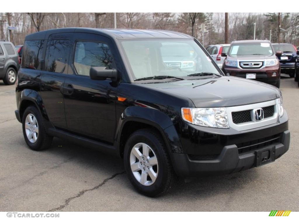 Crystal Black Pearl 2010 Honda Element EX 4WD Exterior Photo #79173110