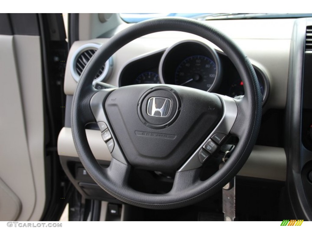 2010 Honda Element EX 4WD Titanium Steering Wheel Photo #79173314