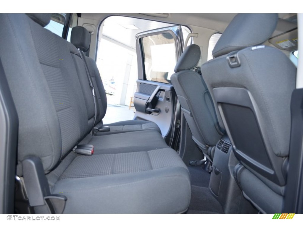 2010 Nissan Titan SE Heavy Metal Chrome Edition Crew Cab 4x4 Rear Seat Photos