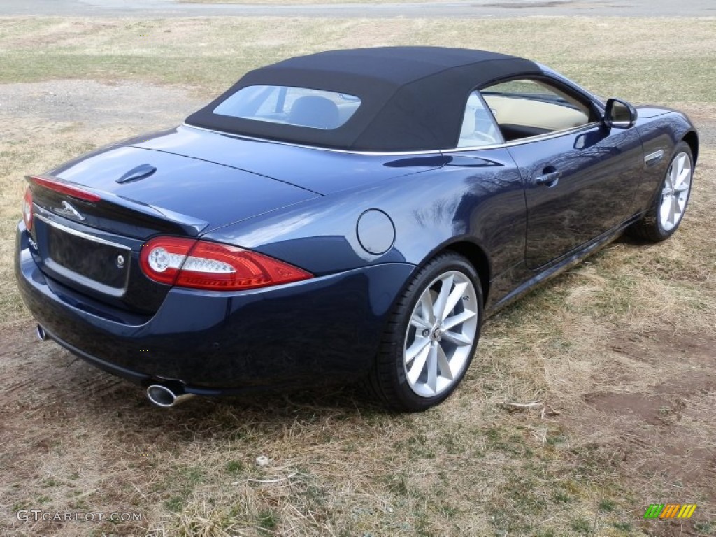 Indigo Metallic 2013 Jaguar XK XK Convertible Exterior Photo #79175222