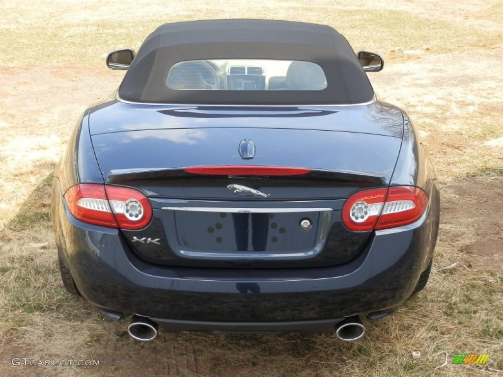 2013 XK XK Convertible - Indigo Metallic / Caramel photo #8