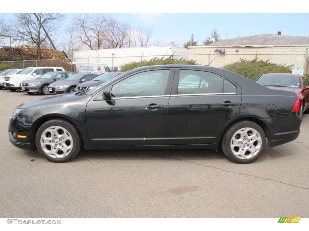 2010 Fusion SE - Atlantis Green Metallic / Charcoal Black photo #5