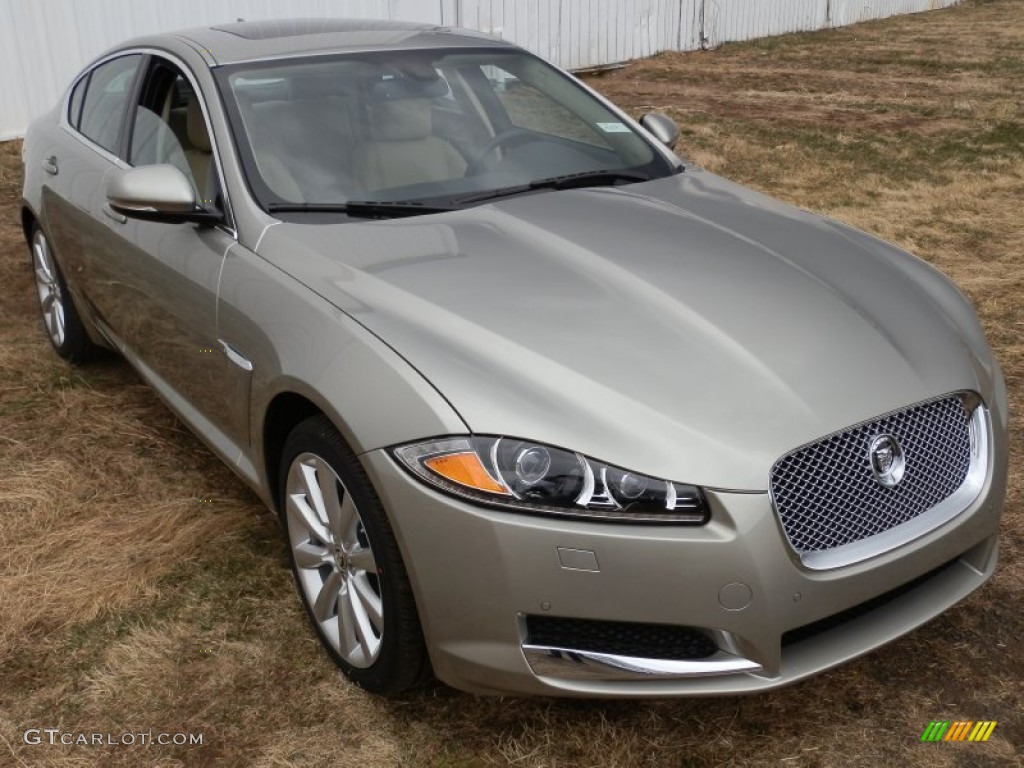 Cashmere Metallic 2013 Jaguar XF 3.0 AWD Exterior Photo #79175387