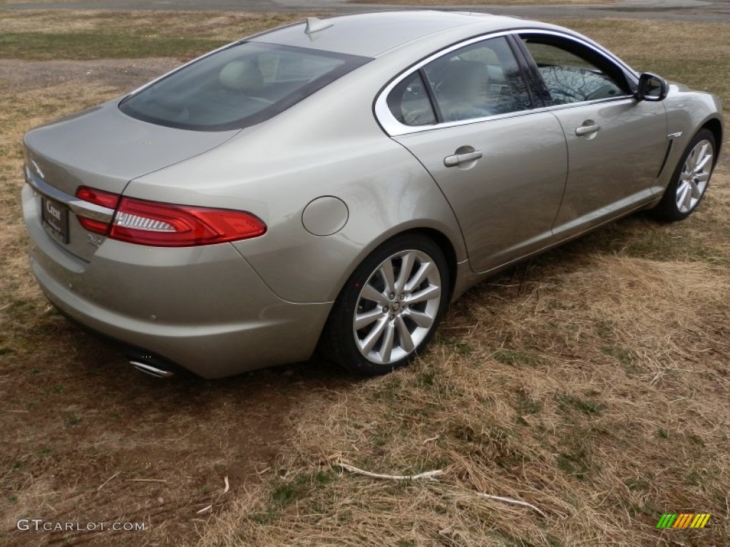Cashmere Metallic 2013 Jaguar XF 3.0 AWD Exterior Photo #79175405