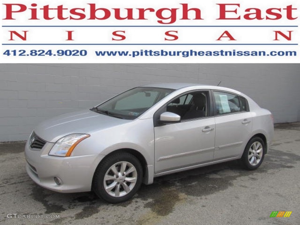 2010 Sentra 2.0 SL - Brilliant Silver Metallic / Charcoal photo #1