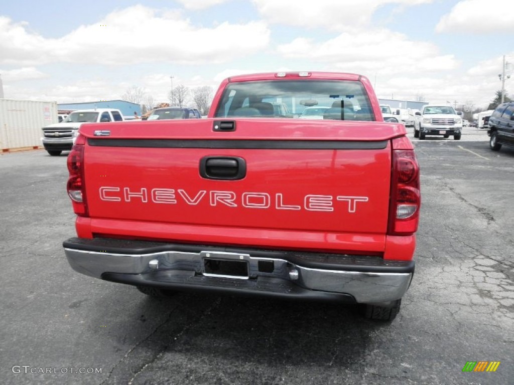2003 Silverado 1500 LS Extended Cab 4x4 - Victory Red / Dark Charcoal photo #16