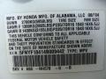  2004 Pilot EX 4WD Taffeta White Color Code NH578